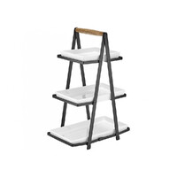 Ladelle Classica Serving Tower White  3 Tier