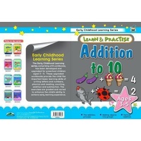 Addition to 10 Learn and Practice Childrens Activity Book