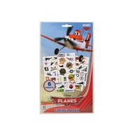 Licensed Disney Cars or Planes 6 Page Sticker Pack