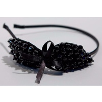 Hair Band with Sequins Beads and Ribbons - 2 Colours Available