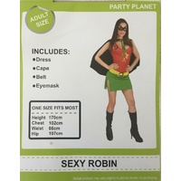 Womens Ladies Sexy Robin Halloween Costume Cosplay
