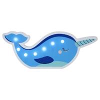 Sunnylife Kids Marquee LED Decor Light - Narwhal