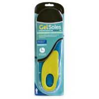 Mens Gel Insoles Foot Care Orthotic Arch Support