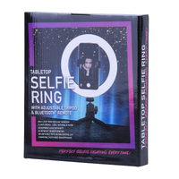20cm LED Ring Tabletop Selfie Ring LIGHT with Tripod & Bluetooth Remote