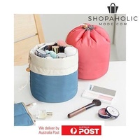 Multi-pockets Cosmetic Barrel Wash Bag Travel Camping Toiletry Organizer
